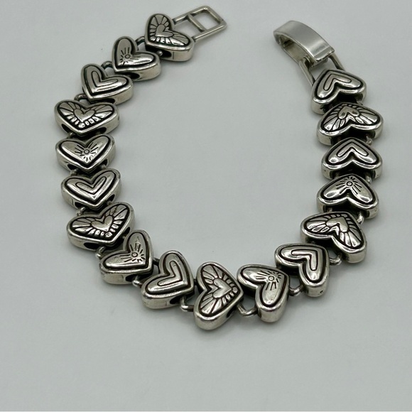 Brighton “Connected By Love” Silver Link Bracelet - Picture 3 of 6